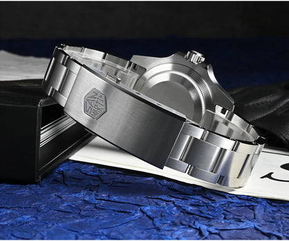 San Martin 40mm Stainless Steel Classic Men Diver Watch Japan NH35 Automatic Mechanical Sapphire Waterproof 300m SN0111