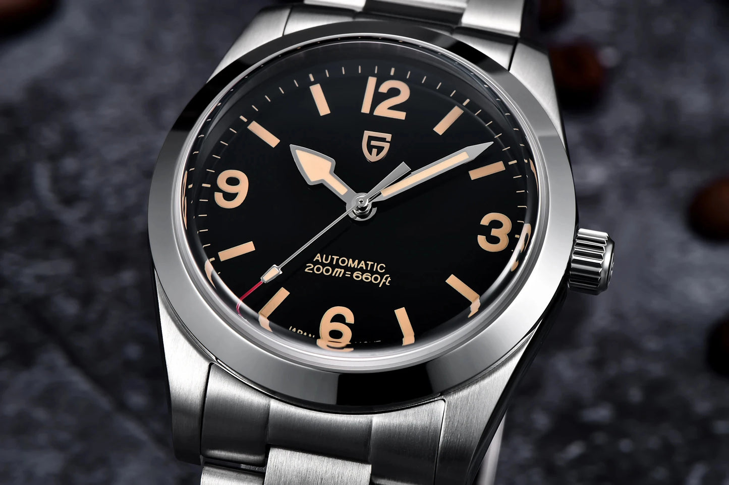 PAGANI DESIGN 2026 New 36MM Men Automatic Mechanical Watches Sapphire Stainless Steel AR Coating 20Bar Clock Watch for