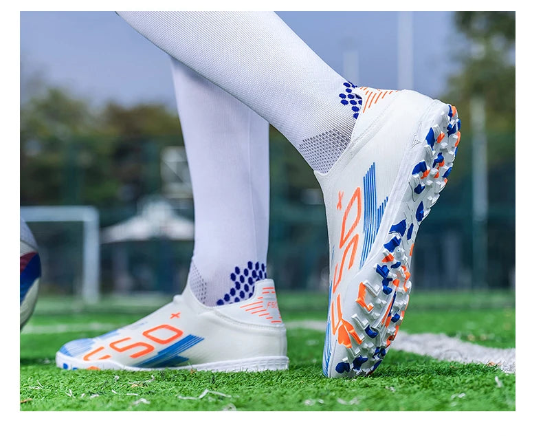Pointure 35-45 Chaussures de football FG/TF pour hommes, futsal, professionnelles, unisexes, pour garçons, chaussures de football, baskets