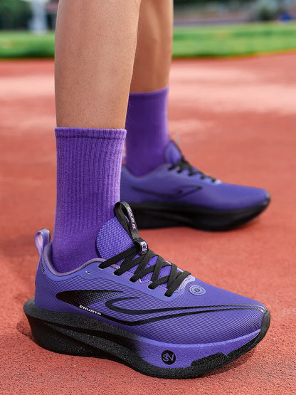 Løbesko med kulfiberplade – specialdesignet til maraton – til mænd – sportssko – åndbare – lette – til kvinder – komfortable – atletiske – skridsikre sneakers