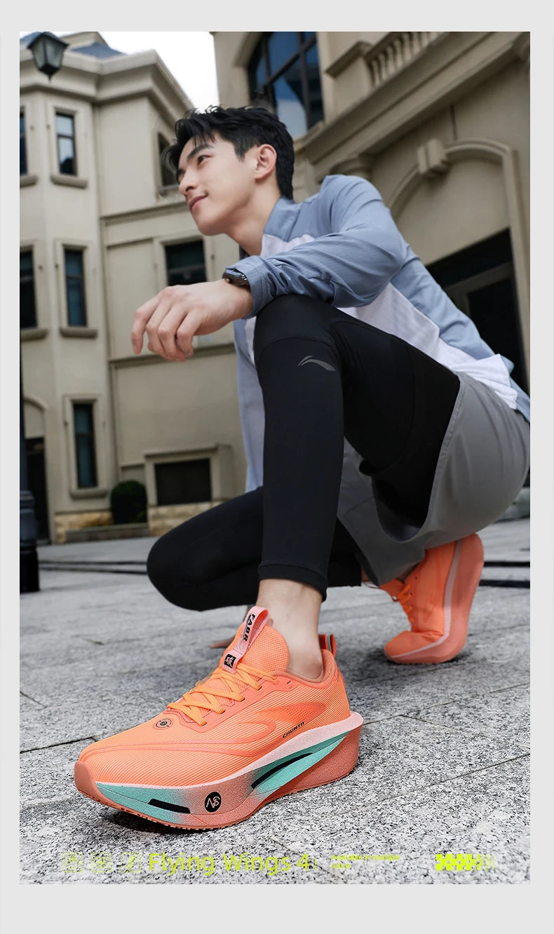 Løbesko med kulfiberplade – specialdesignet til maraton – til mænd – sportssko – åndbare – lette – til kvinder – komfortable – atletiske – skridsikre sneakers