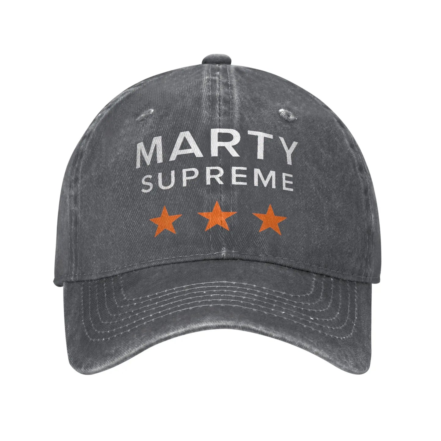 Marty Supreme Movie Print Cap for Men Women Cotton  Trucker Hat Daily Wear Baseball Cap Adjustable
