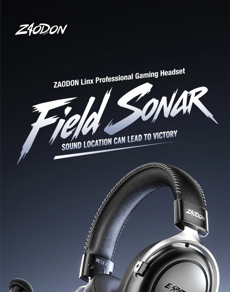HaaYot Professional Wireless Gaming Headset Bluetooth 6.0 with 7.1 Surround Sound, Low Latency 15ms Gaming Headphones with Mic for PC PS5 Switch Mobile