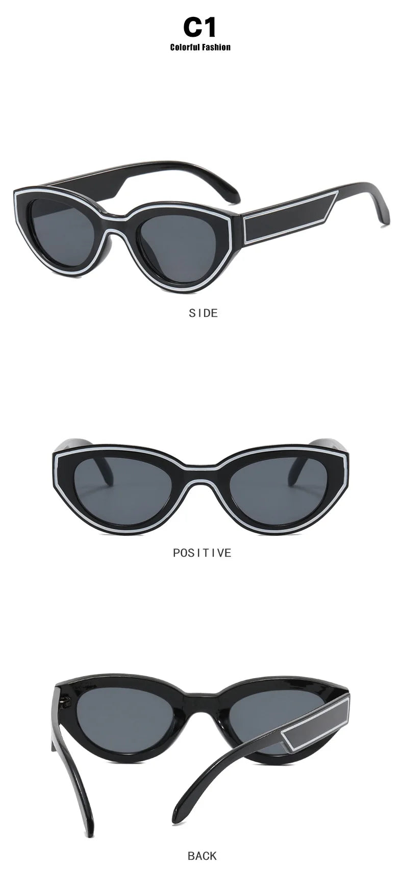 Fashion Unique Irregular Hip Hop Sunglasses Y2k Women Men Retro Glasses Ladies Beach Sunnies Outdoor Sport  with Metal Hinge