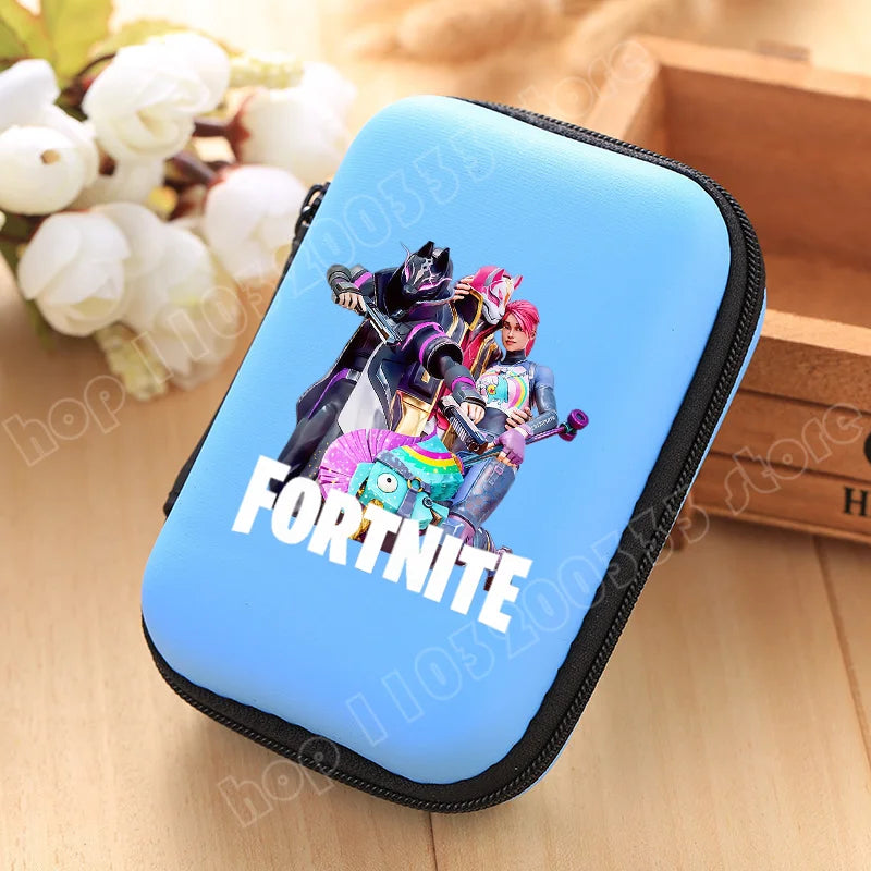 New Fortnite Storage Bag Multi Function Data Cable Charger Organizer Travel Earphone Protective Pouch Childrens Birthday Gift