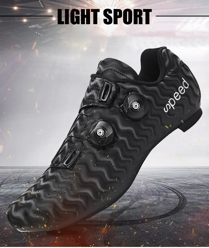 New cycling shoes road cycling men's racing competition self-locking speed cycling sports shoes women's Spd Cleats cycling shoes