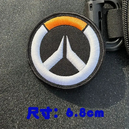 Anime Overwatch DVA Armband Patch Cosplay Backpack Applique Decoration Patches Clothing