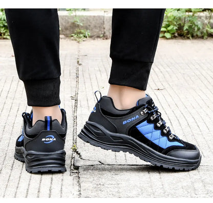 BONA New Designers Turistické boty Trekingové tenisky Pánské boty Pánské trekingové boty Chůze Mansculino Rybaření Kempování Boty na jogging