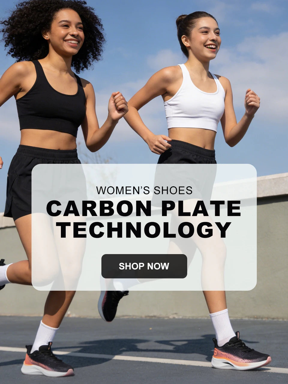 Baasploa Damen-Laufschuhe für Profis, Outdoor, Carbon-Platte, rutschfeste Sportschuhe, Damen-Freizeitschuhe, atmungsaktive Jogging-Sneaker