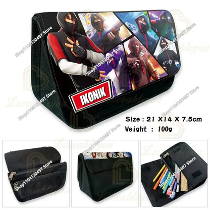 Fortnite Student Pencil Case Large Capacity Pencil Case Kids Toys Pen Bag School Supplies Stationery Pouch Boys Game Gifts