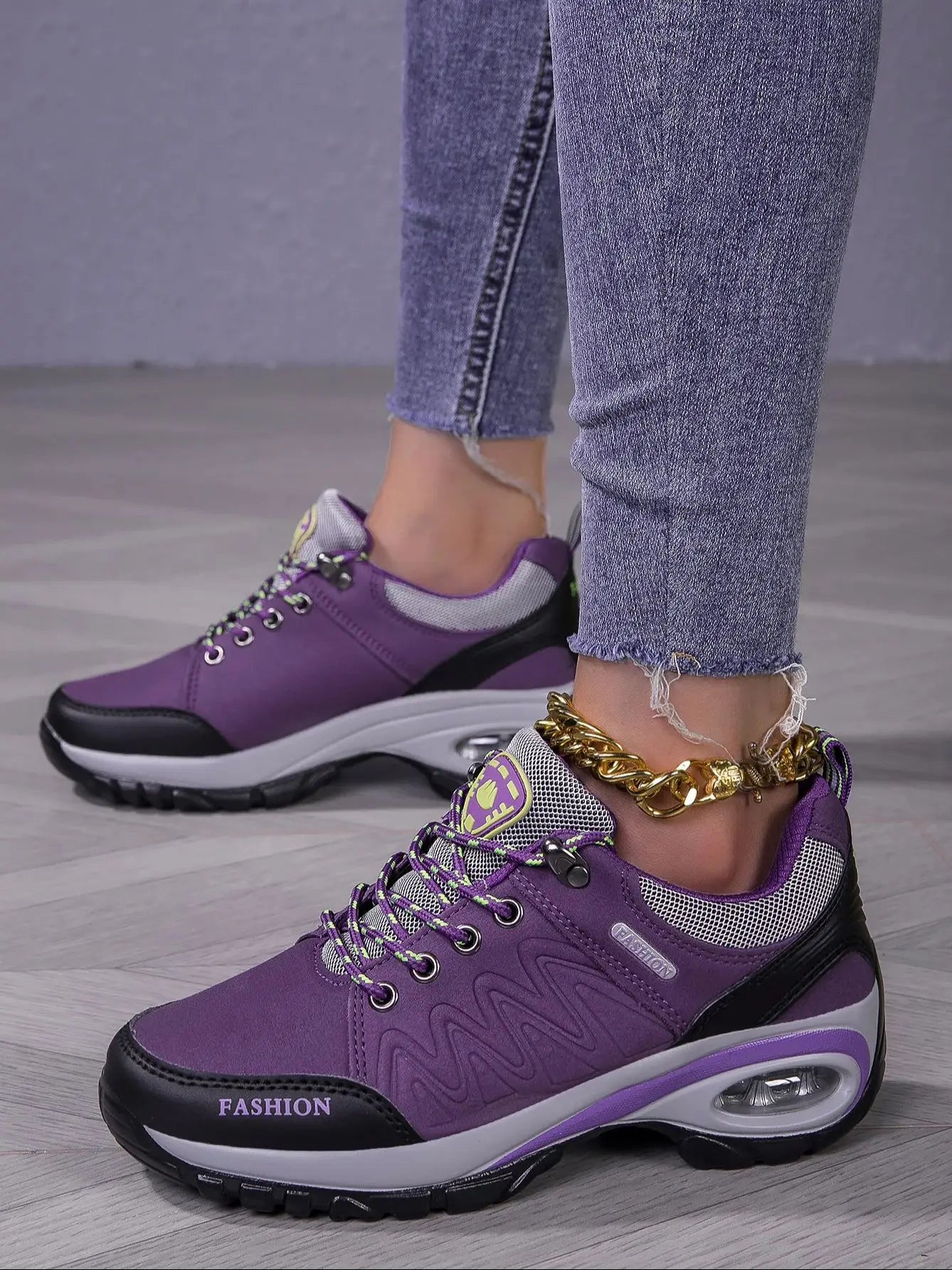 Women's Hiking Shoes 2025 Spring and Autumn New Anti-Slip Cross-Country Running and Hiking Sports Shoes
