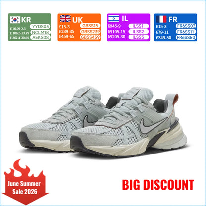 Nike W V2K RUN Scarpe da corsa casual da donna per lo stile di vita atletico: antiscivolo, resistenti e traspiranti FN6703-003