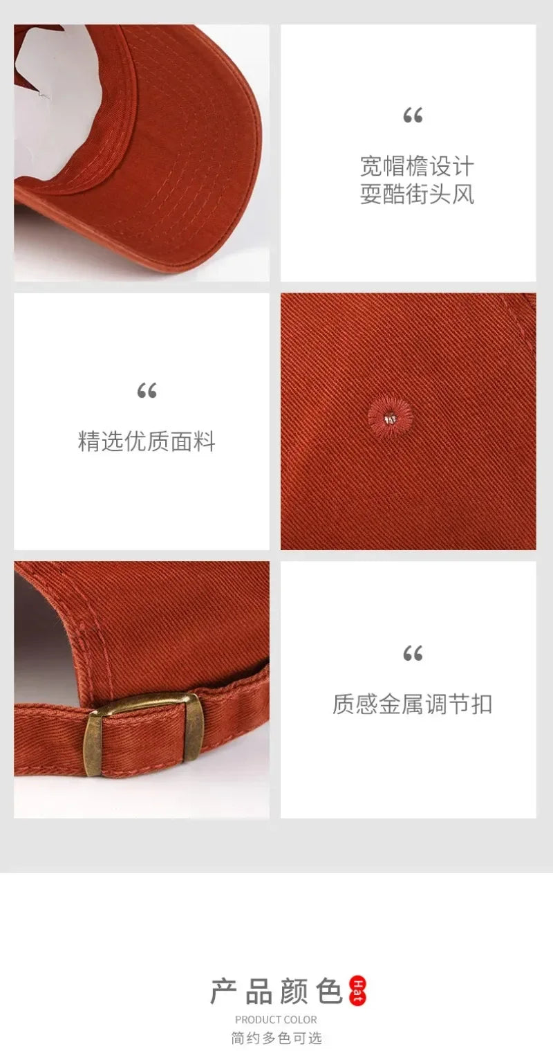 New Solid Color Big Size 63cm Soft Cotton Baseball Caps Men Classic Plus Snapback Cap Ladies High Quality Golf Sun Hat  59-62cm
