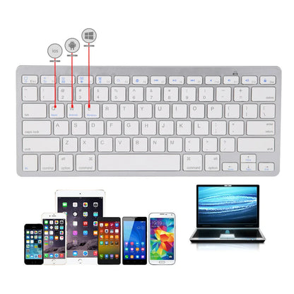 78 Keys Wireless Keyboard Bluetooth-compatible Russian/Korean/Hebrew/Spanish/Arabic for iPad Air Pro for Windows/Android Laptop