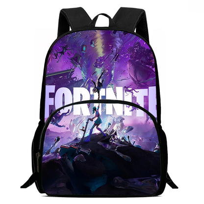 Kids  School Backpack with Front Pocket,  Light Weight Cartoon Fortnite Children Backpack For Age 6-9 , Bags For Boys Girls