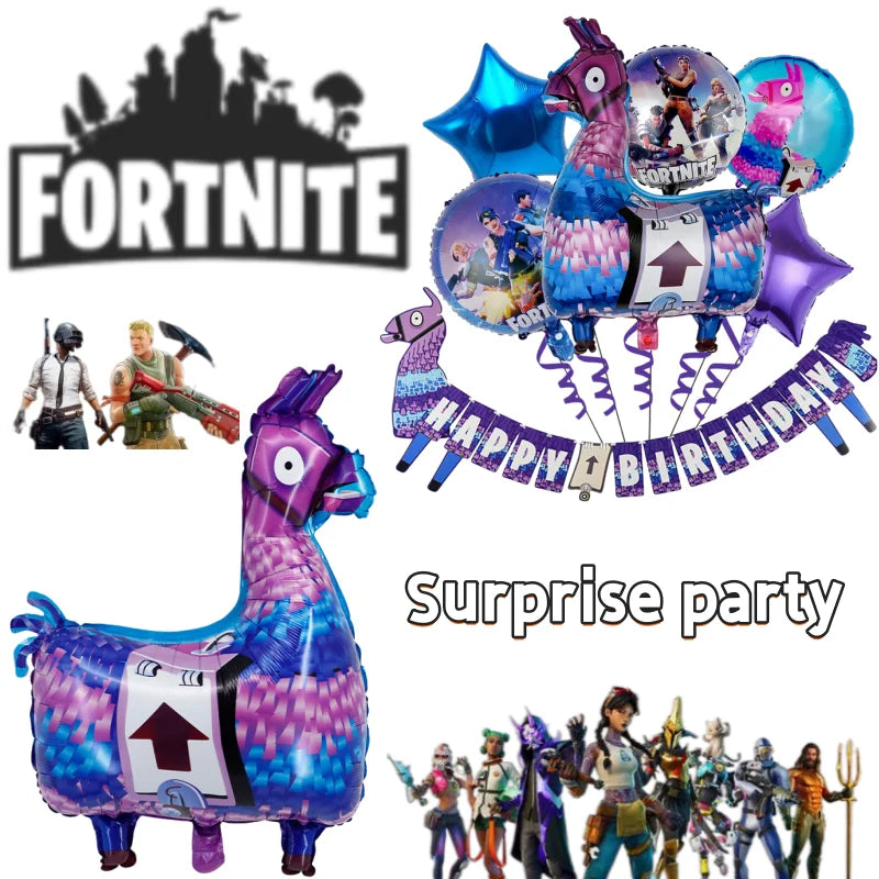 Fortnite, carini palloncini creativi nuovi, decorazioni alla moda, personalizzate e di alto valore per soggiorno, camera da letto e feste