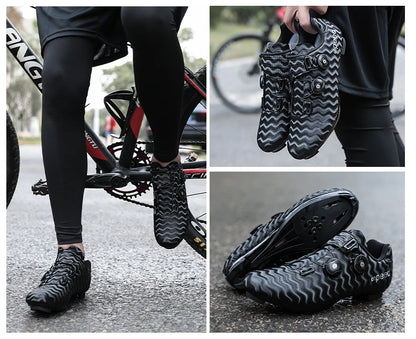 New cycling shoes road cycling men's racing competition self-locking speed cycling sports shoes women's Spd Cleats cycling shoes