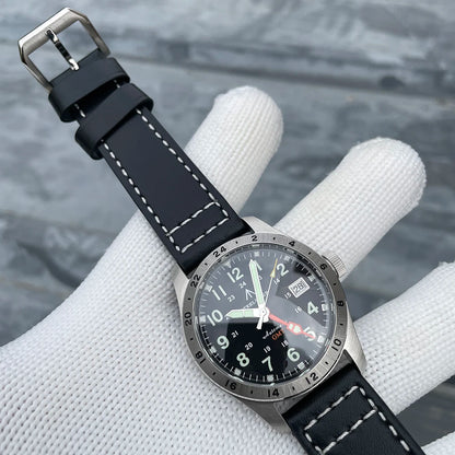 Reloj de pulsera mecánico STEELFLIER Official SF792 GMT con movimiento NH34, luminiscencia Super BGW9 C3, impermeable 200M, reloj de buceo de lujo para hombre