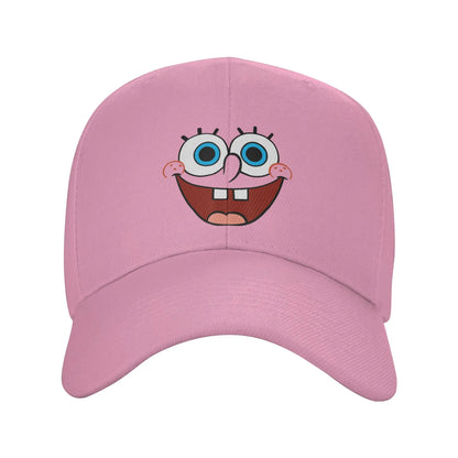 Casquette de baseball « Spongebob » à grand visage souriant, style « Sun », printanière, rétro « y2k », casquette de camionneur pour couple, femmes, tennis, skate et baseball