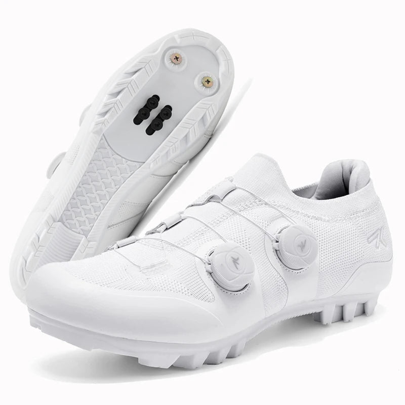 Professional Men's Cycling MTB Shoes Route Cleats Speed Road Bike Sneakers Racing Women Flat Bicycle Mountain SPD Biking Footwear