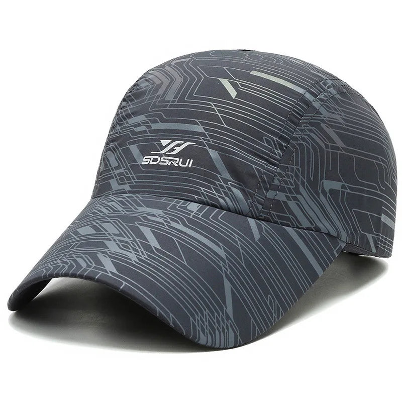 New Summer Quick Drying Thin Breathable Baseball Cap Men Women Sport Outdoor Hiking Climbing Cycling Fishing Run Hat Bone