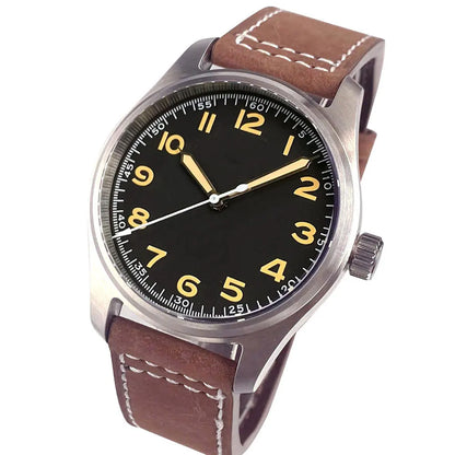 39mm Pilot Aviator Diving Watches Miyota8215 Automatic Mechanical Watch for Men 20BAR Waterproof Sapphire Crystal 316L Steel