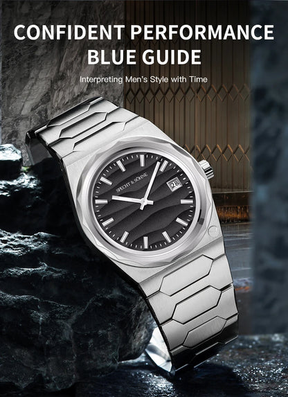 2025 New Arrivals Specht & Söhne 222 Gold Watches For Men Super Slim Steel Sapphire Classic Quartz Watch Relogio Masculino 37MM