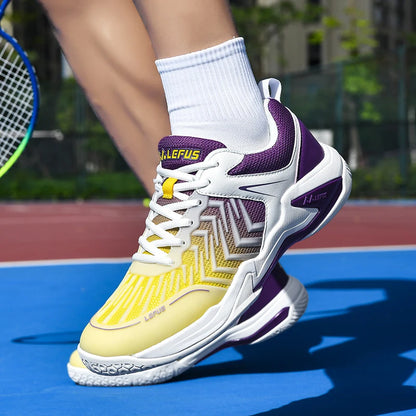 Professional Badminton Shoes for Men and Women Anti-Slip Tennis Trainers for Indoor and Outdoor Sports Blue Sneakers