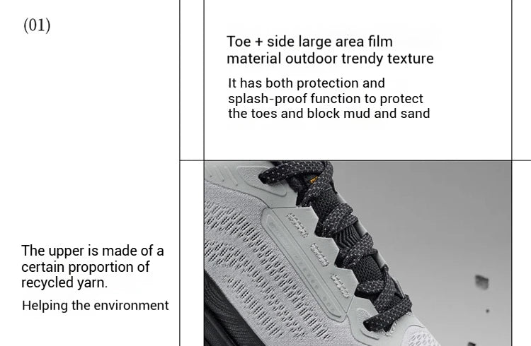 361 Degrees Yushan 3.0 Herren-Laufschuhe, Wandern, Dämpfung, flexibel, atmungsaktiv, rutschfest, Outdoor-Jogging, Herren-Sneaker 672532214
