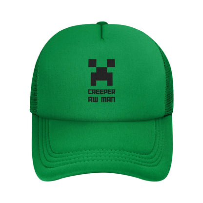 Adult Creepin Creepers Trucker Hat Mesh Baseball Cap Snapback Caps Hats Sun Hat Adjustable Sun Caps Summer