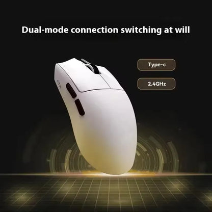 ATK X1 Series vezeték nélküli Bluetooth egér Paw3950/Ultra 8k, könnyű, 49g, hárommódú FPS gamer egér, egyedi ajándék