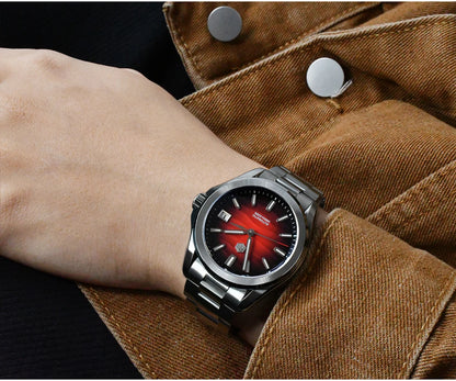 San Martin New Gada Watch 39mm Desert Texture Men Dress Watch NH35 Automatic Mechanical Sapphire Waterproof 100m Luminous SN0129