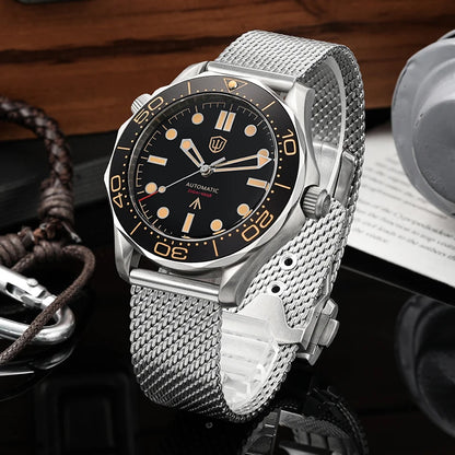 Watchdives WD007 V4 Titanium NTTD Dive Watch PT5000 Automatic Movement Sapphire Super Luminous Domed Crystal 42mm Men Watches