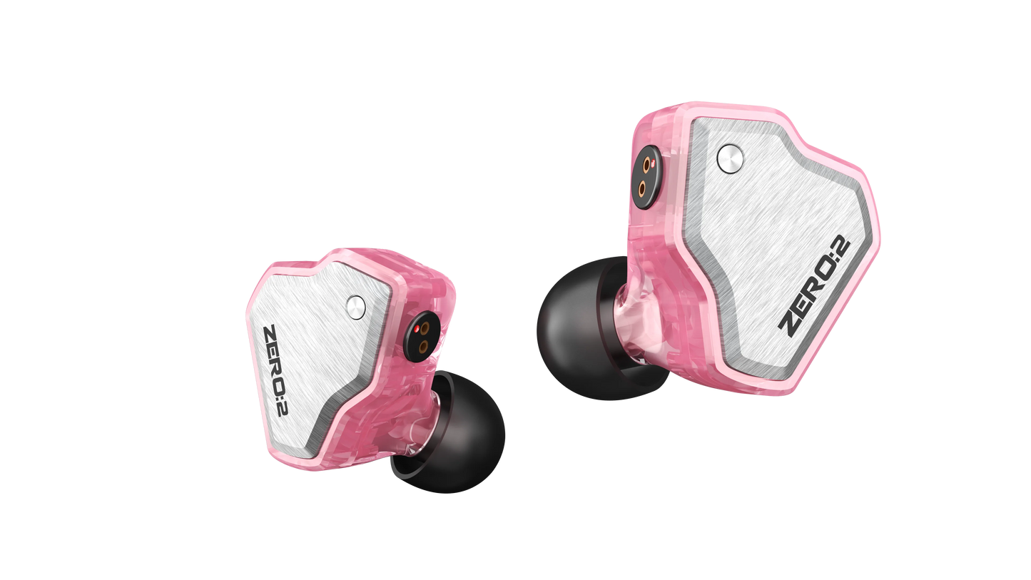 7Hz x Crinacle Zero:2 Wired IEM Earbuds with 10mm Dynamic Driver, HiFi In-Ear Monitor Earphones, Gaming & Music Earbuds with Detachable Cable