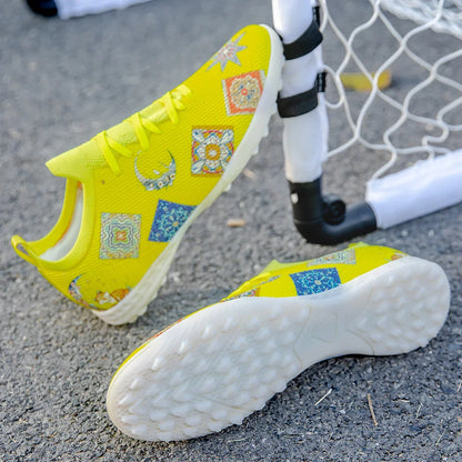 Lawn Nails Wear-resistant Professional Football Shoes Multi-color Grip Strong Balance Summer Outdoor Football Training Shoes
