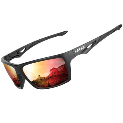 Kapvoe Polarized Hiking Eyewear Sunglasses for Men UV400 Lens Sunglasses Glasses PC Lens Glasses HD Lens Outdoor Sunglasses 2026