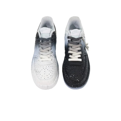 Personalizované tenisky Nike Court Vision „Nightfall“ s přechodem barev, protiskluzové, unisexové nízké tenisky