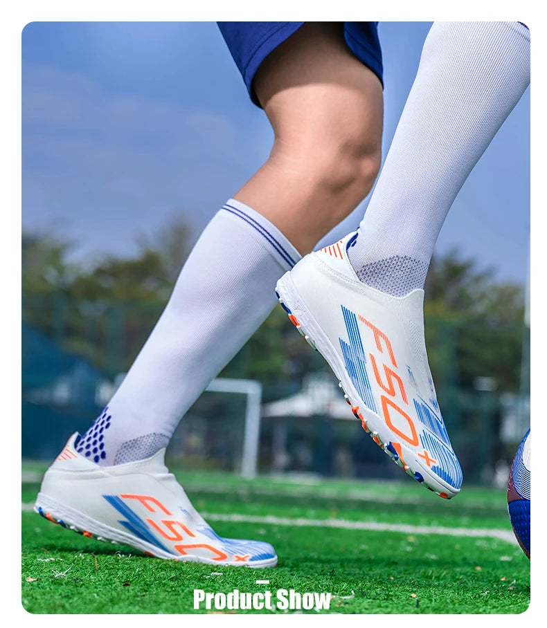 Pointure 35-45 Chaussures de football FG/TF pour hommes, futsal, professionnelles, unisexes, pour garçons, chaussures de football, baskets
