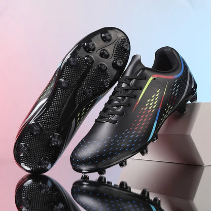 New Men Soccer Shoes High-top Futsal High-quality Cleats Grass Non-Slip Football Boots Match Sneakers Indoor Hot-selling FG/TF