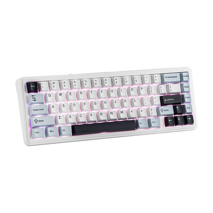 EPOMAKER x AULA F65 65% Layout Hot-Swap Gasket-mounted Wired/Bluetooth/2.4G Wireless Mechanical Keyboard for Mac/Win