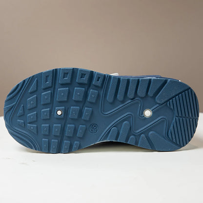 PU Leather Sport Shoes For Children 2025 Trend Fashion Kid's Sneakers Soft-soled Outdoor Boy's Girl's Running Shoes