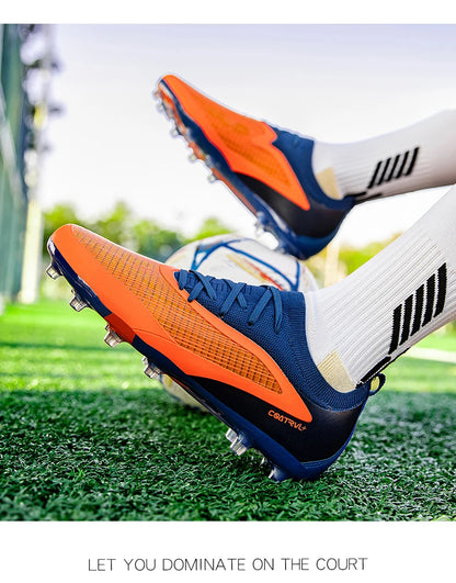Men's New TF Football Boots Sneakers Professional Society Casual Male Soccer Shoes Futsal High-Quality Football Shoes Training