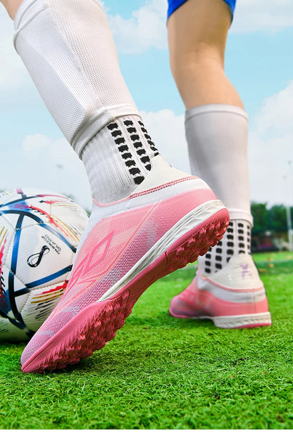 Chaussures de football pour hommes, neuves, pour terrain gazonné, professionnelles, originales, résistantes, décontractées, chaussures de football de qualité supérieure, ultralégères