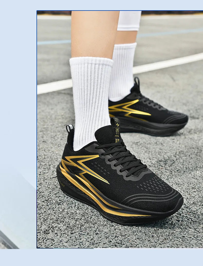 Men's Running Shoes Specialty Marathon Sports Shoes Breathable Lightweight Carbon Plate Women's Trend Athletic Sneakers Women