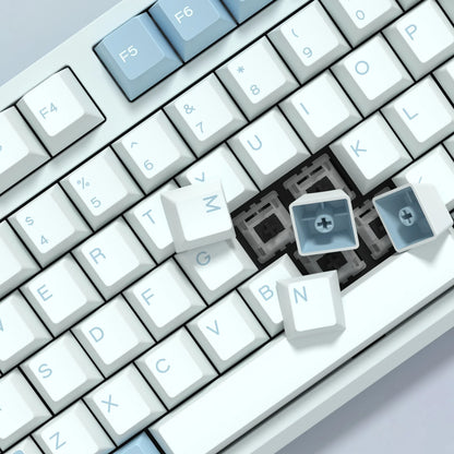 KBDiy GMK Illusion Keycap Cherry Profile Double Shot PBT ISO Keycaps For Gamer Mechanical Keyboard Kit Gaming Point Retro Keycap