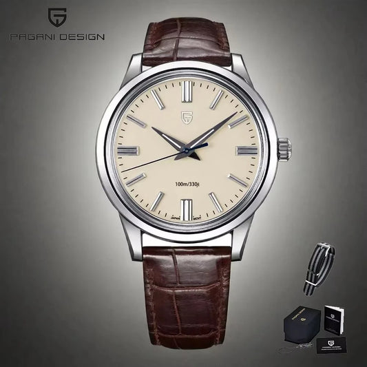 2025 PAGANI DESIGN 38MM Men's Classic Fashion Quartz Watches PD1731 VH31 Mov Stainless Steel Sport Waterproof Clock reloj hombre