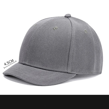Short Brim 4 Size Fitted Closed Caps Hats New Cycling Bill Plain Trucker Men Women Hip Hop Baseball Snapback Sun Visor Era