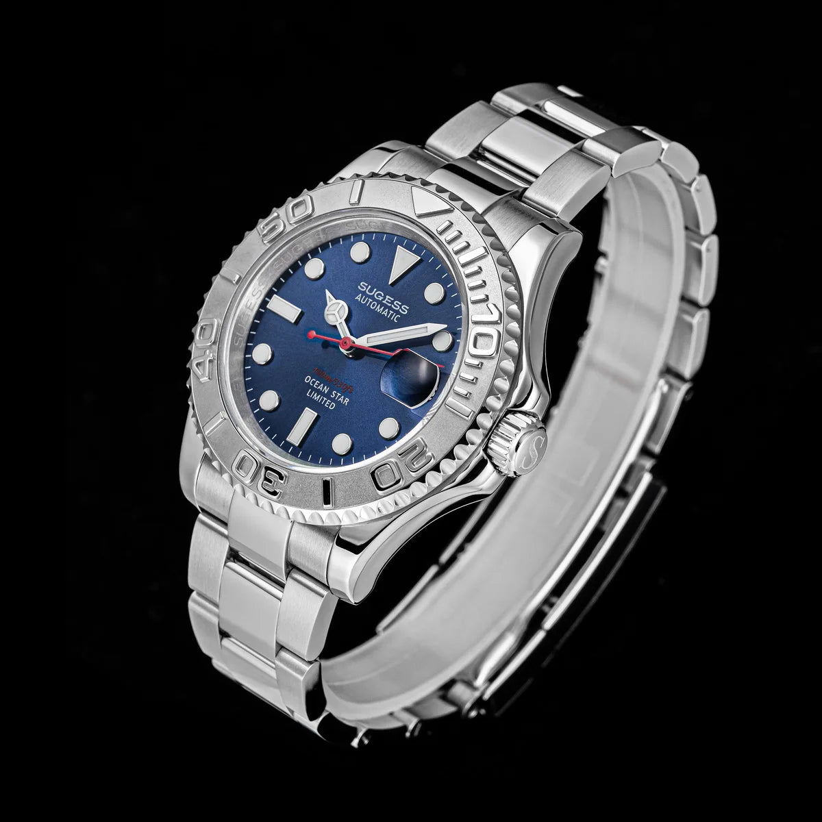 Sugess New Diving Men's Watch Automatic Mechanical Wristwatches 10Bar NH35A Movement Sapphire Luminous Ceramic Bezel S450-2 2025