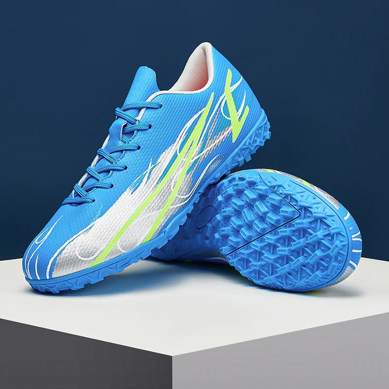 Large Size 46 47 Football Shoes for Men Training Sports Matches Artificial Grass TF Spike Cross-Border Shoe Male Footwear