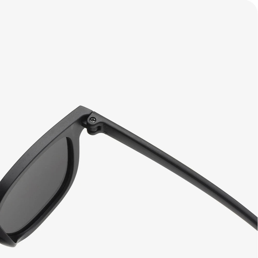 KLASSNUM 2026 Trendy Children's Sunglasses Large Square Black Sun Glasses 2-8 Years Kids Girls Boys Sunglass for Travel Outdoor